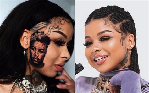 blueface tattoo|Blueface Debuts Chrisean Rock’s Name Tattooed On His Face